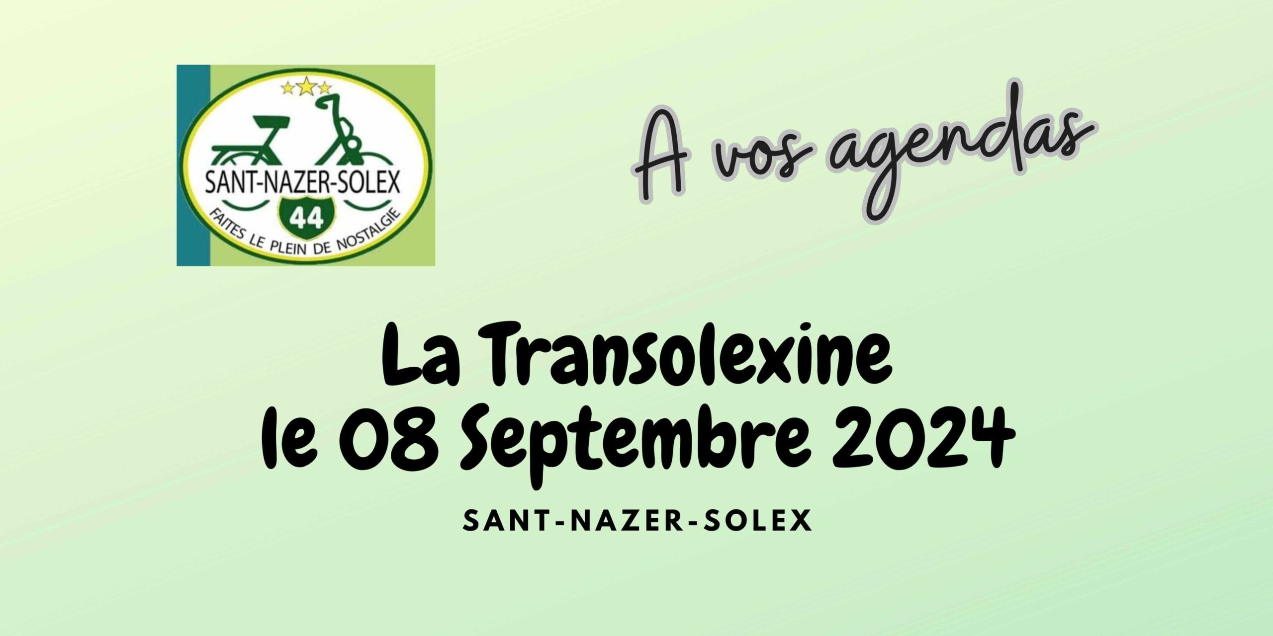 SANT-NAZER-SOLEX Sortie Solex la Transolexine le 8 Septembre 2024
